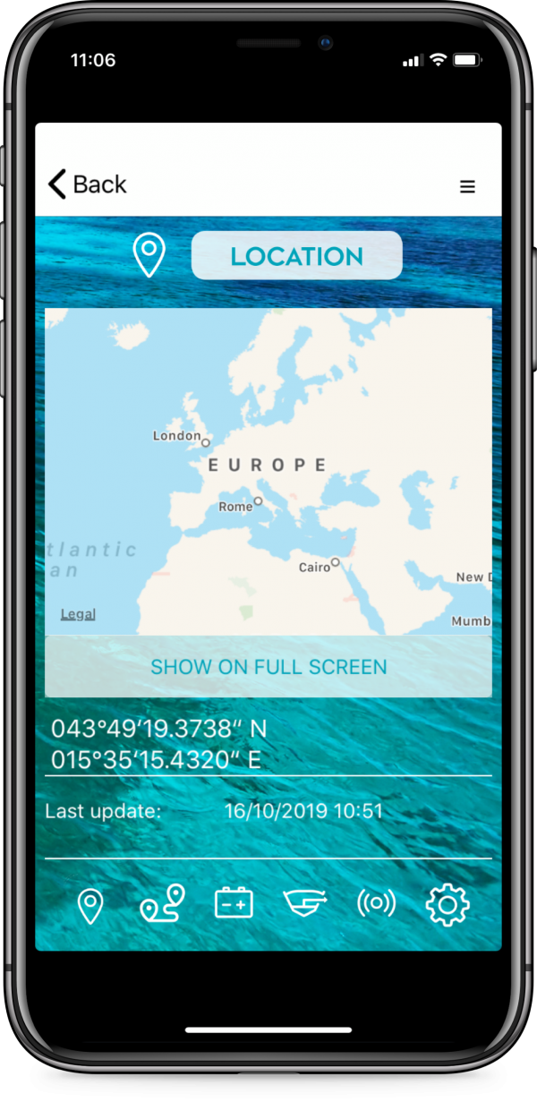 connect-it-boat SmartPhone App Einstellungen